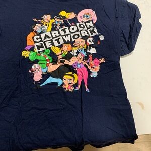 Cartoon Network Kids T-Shirt in Navy with Colorful Characters
